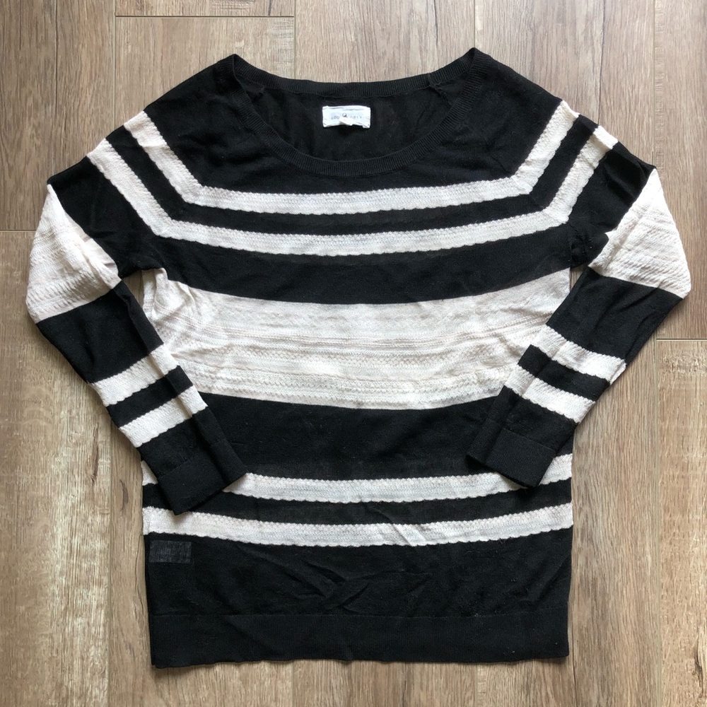 Lou & Grey Sheer Sweater